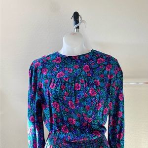 Vintage Floral Dress